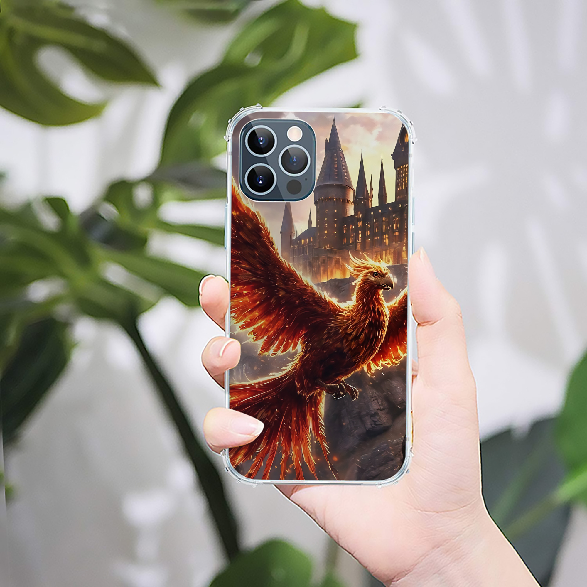 （画像用） Harry Potter ハリー・ポッターシリーズ 【iPhone 12シリーズ対応】透明スマホケース（クリアソフトケース）